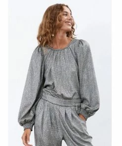 Lollys Laundry Monica Blouse Silver