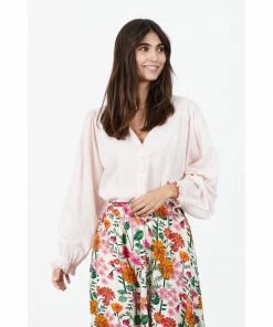 Lollys Laundry Charles Blouse - Dusty Rose