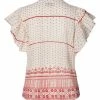 Lollys Laundry Isabel Top Red Dot Print