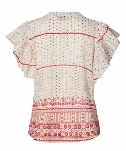 Lollys Laundry Isabel Top Red Dot Print