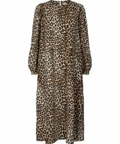 Lollys Laundry Lucas Leopard Print Midi Dress