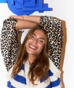 Lollys Laundry Lucas Leopard Print Midi Dress