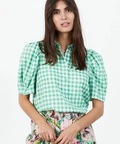 Lollys Laundry Green Aby Shirt