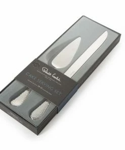 Robert Welch Set of 2 Honeybourne Bright Cake Server