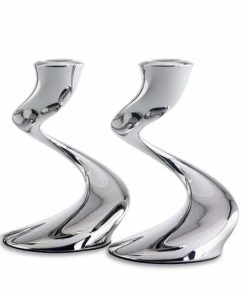 Robert Welch Windrush Candlestick, 2 Piece