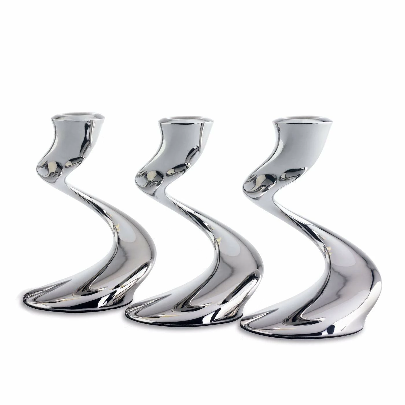 Robert Welch Windrush Candlestick Set of 3 2 Robert Welch Windrush Candlestick Set of 3