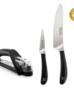 Robert Welch Robert Welch Signature 3 Piece OFFER Set - Paring, Cooks Knife & Sharpener