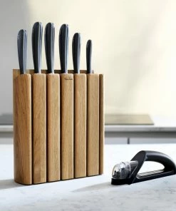 Robert Welch Book Knife Block Set & Knife Sharpener