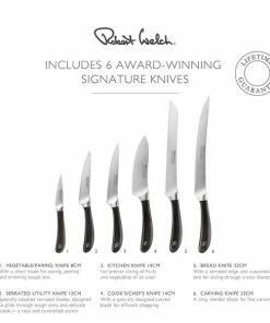 Robert Welch Signature Knife Block Set with Sharpener
