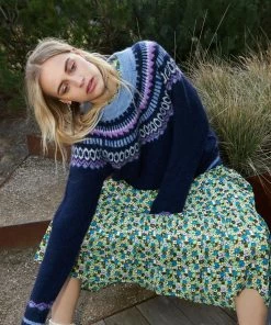 Lollys Laundry Olivia Green Floral Dress