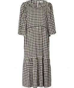 Lollys Laundry Sonya Gingham Midi Dress