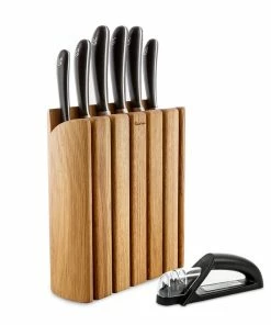 Robert Welch Book Knife Block Set & Knife Sharpener
