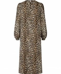 Lollys Laundry Lucas Leopard Print Midi Dress