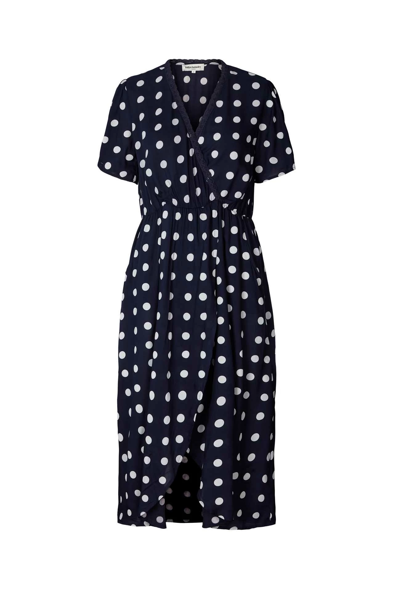Lollys Laundry Marie Navy Polka Dress 1 Lollys Laundry Marie Navy Polka Dress