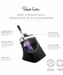 Robert Welch Signature Knife Block Set with Sharpener