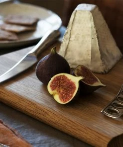 Robert Welch Radford Bright Gourmet Cheese Set with Oak Pebble Chopping Board