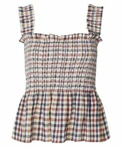 Lollys Laundry Check Print July Top