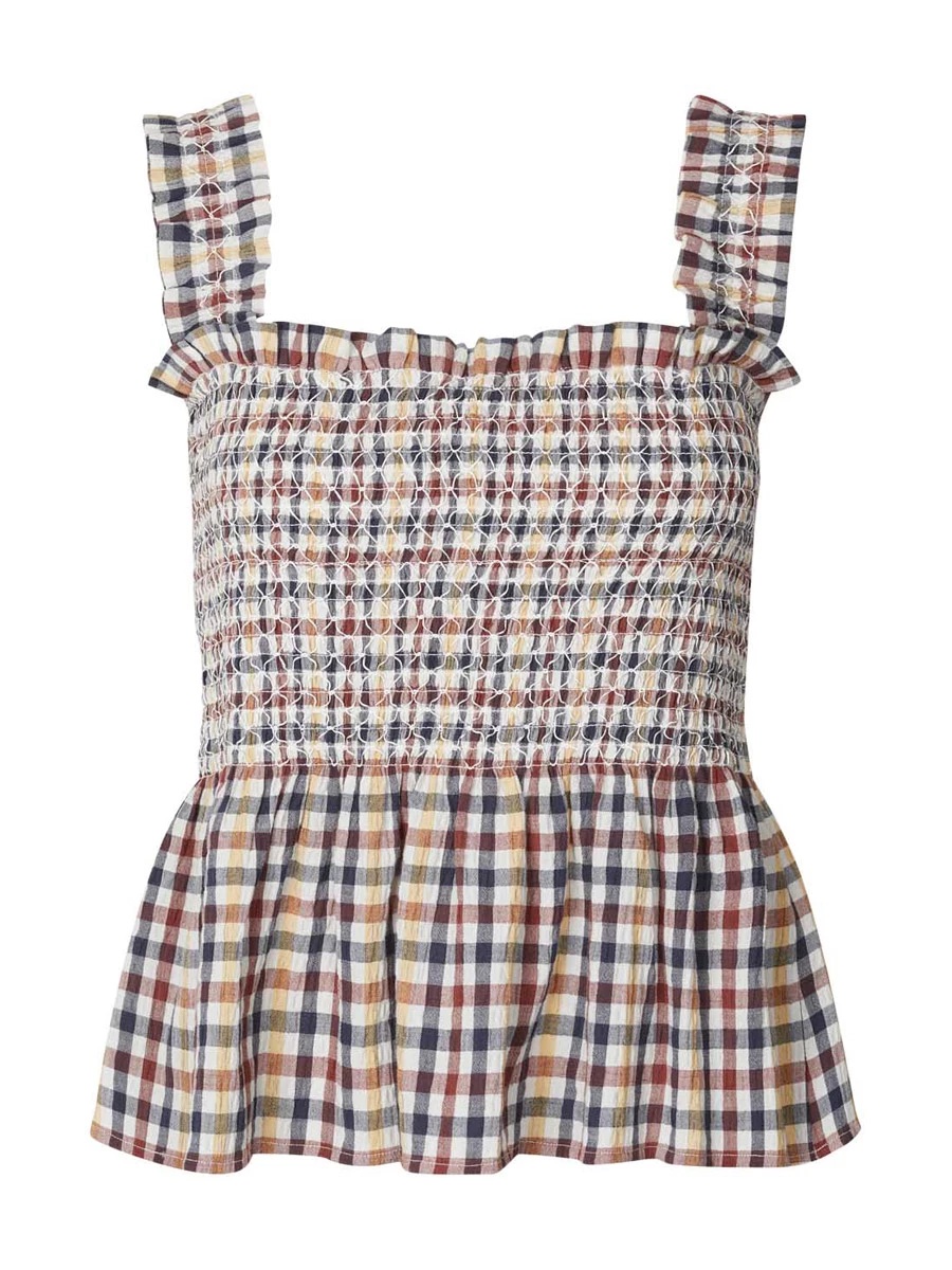 Lollys Laundry Check Print July Top 1 Lollys Laundry Check Print July Top