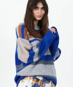 Lollys Laundry SILAS JUMPER BLUE STRIPE