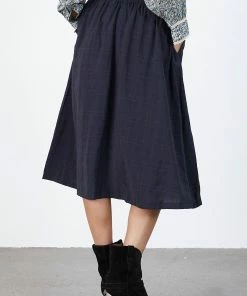 Lollys Laundry Washed Black Ella Skirt