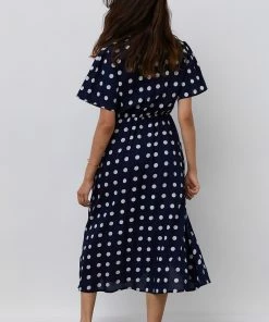 Lollys Laundry Marie Navy Polka Dress 13 Lollys Laundry Marie Navy Polka Dress