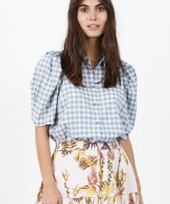 Lollys Laundry Dusty Blue Aby Shirt