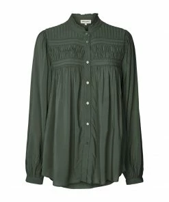 Lollys Laundry Cara Shirt Dusty Green