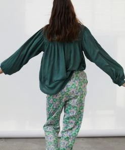 Lollys Laundry Cara Shirt Dusty Green