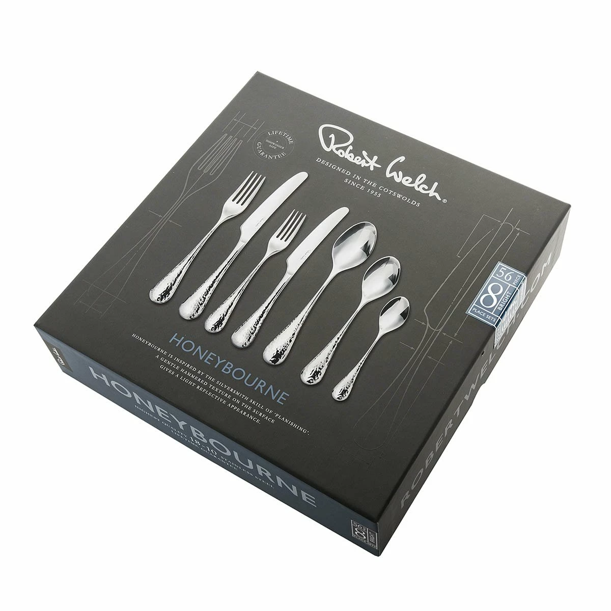 Robert Welch Honeybourne Bright Cutlery Set 56 Piece 3 Robert Welch Honeybourne Bright Cutlery Set 56 Piece