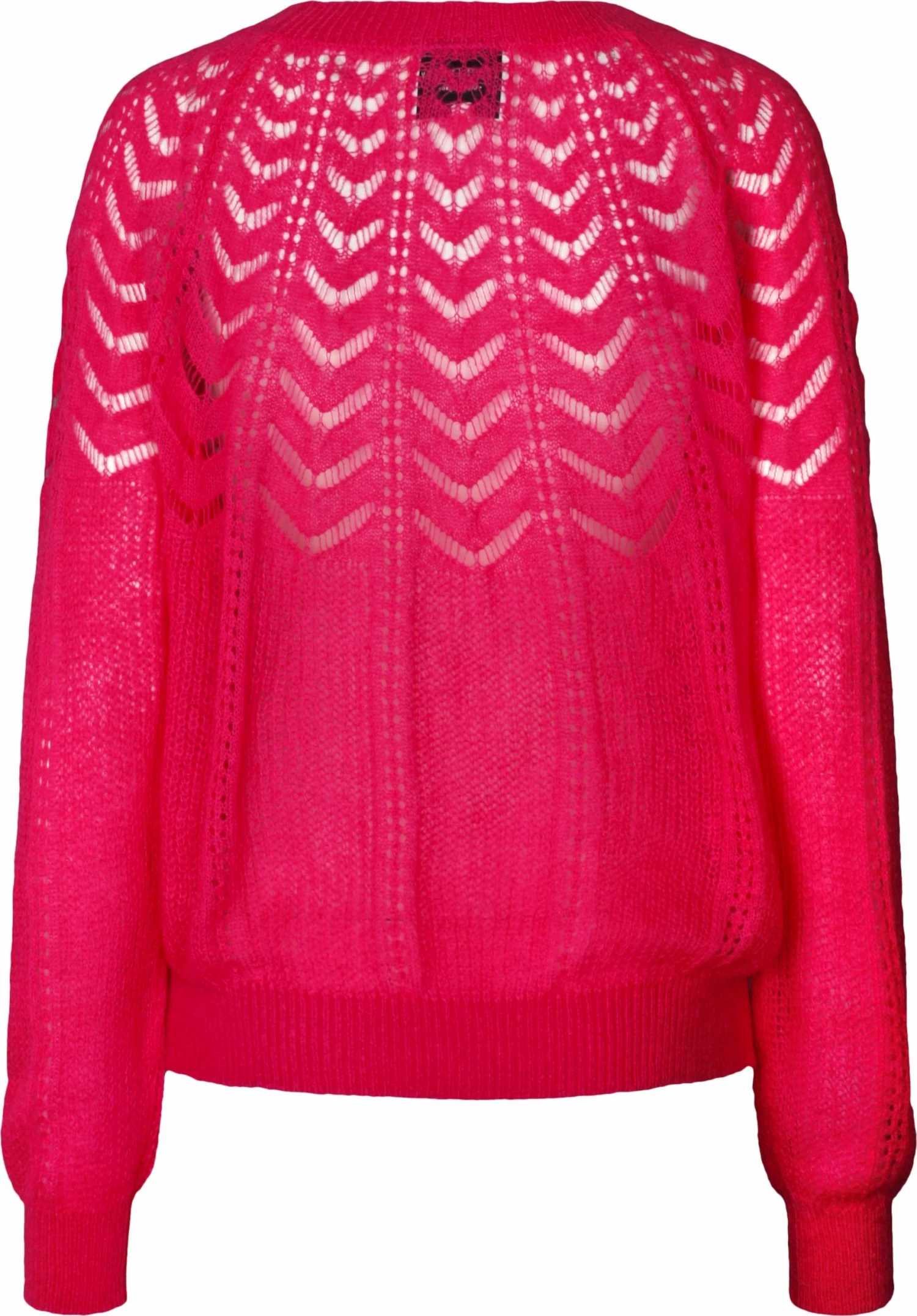 Lollys Laundry Billy Mohair Jumper Neon Pink 2 Lollys Laundry Billy Mohair Jumper Neon Pink