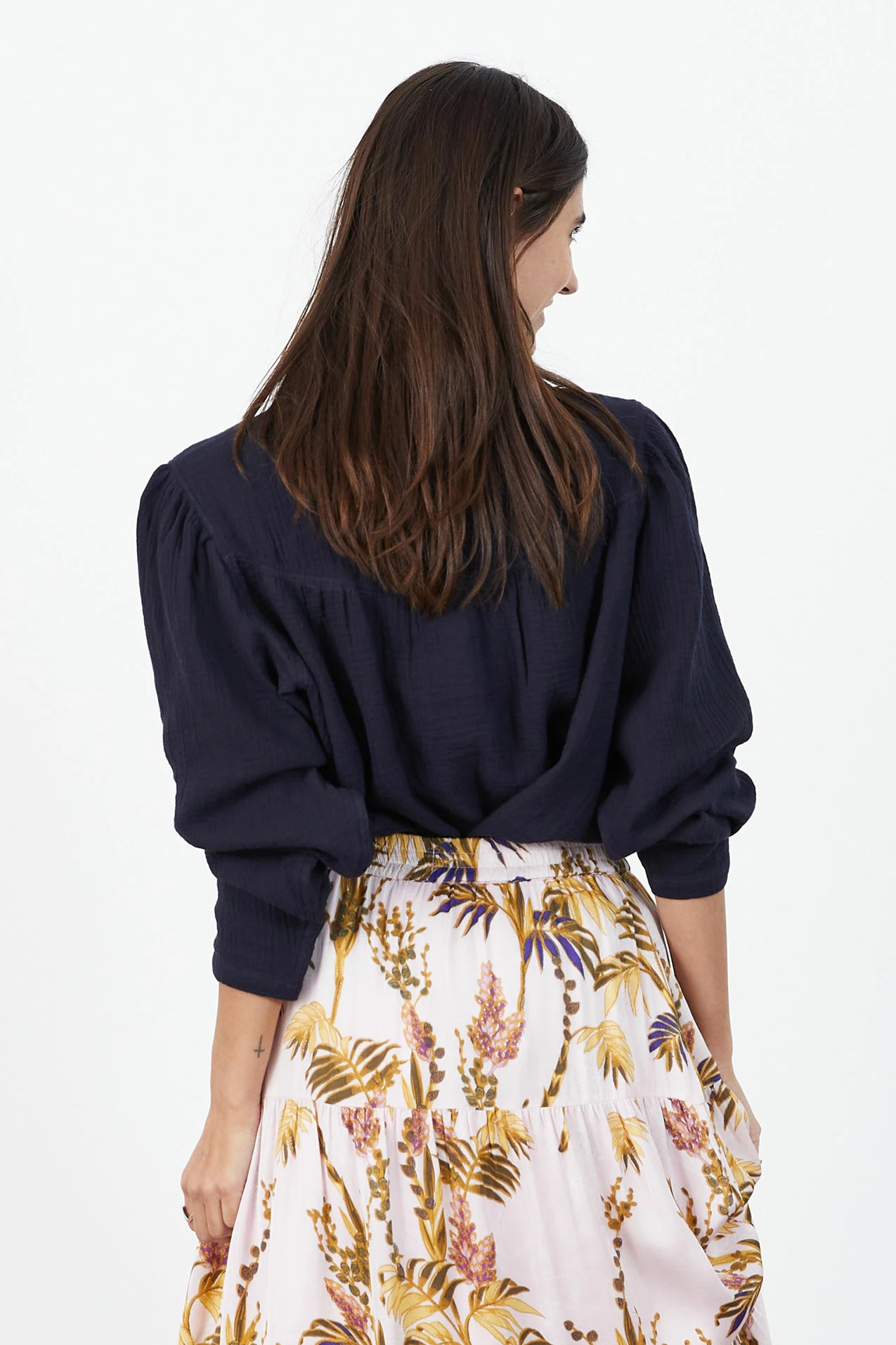 Lollys Laundry NICKY WASHED BLACK SHIRT 2 Lollys Laundry NICKY WASHED BLACK SHIRT