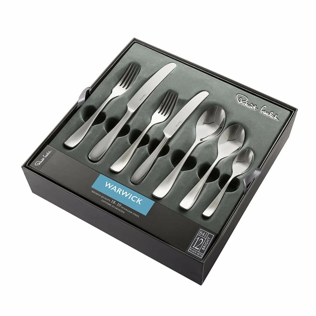 Robert Welch Warwick Bright Cutlery Set 84 Piece 2 Robert Welch Warwick Bright Cutlery Set 84 Piece