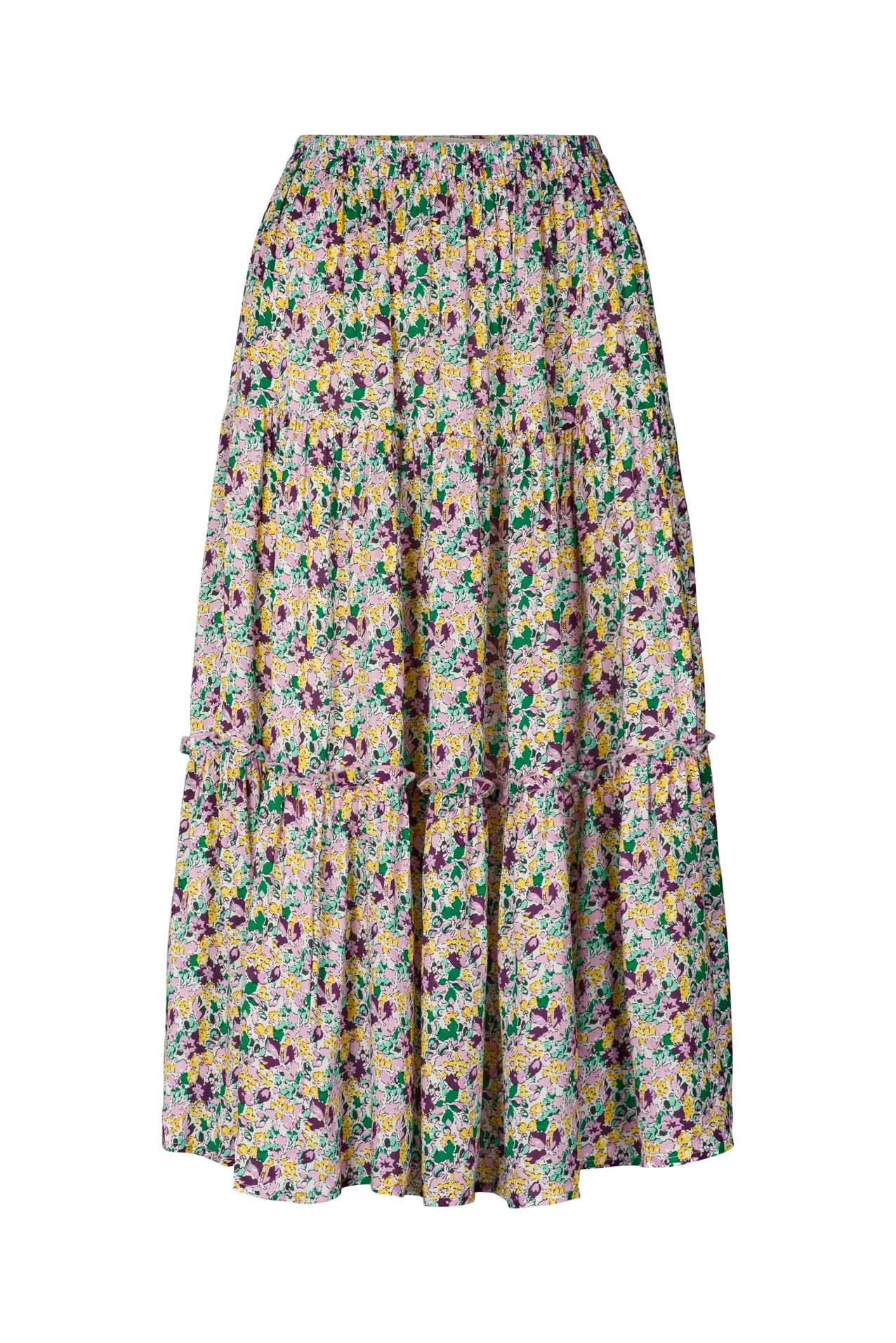 Lollys Laundry Floral Multi Coloured Morning Skirt 3 Lollys Laundry Floral Multi Coloured Morning Skirt
