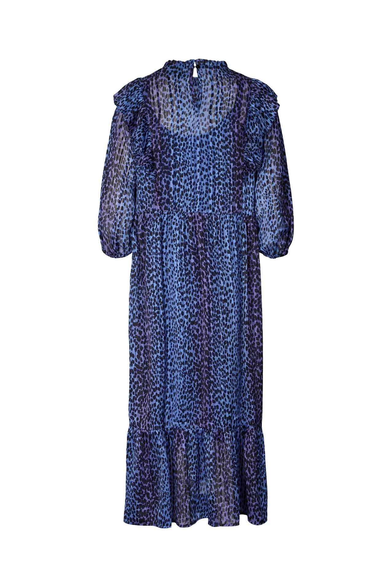 Lollys Laundry Cana Blue Spot Midi Dress 1 Lollys Laundry Cana Blue Spot Midi Dress